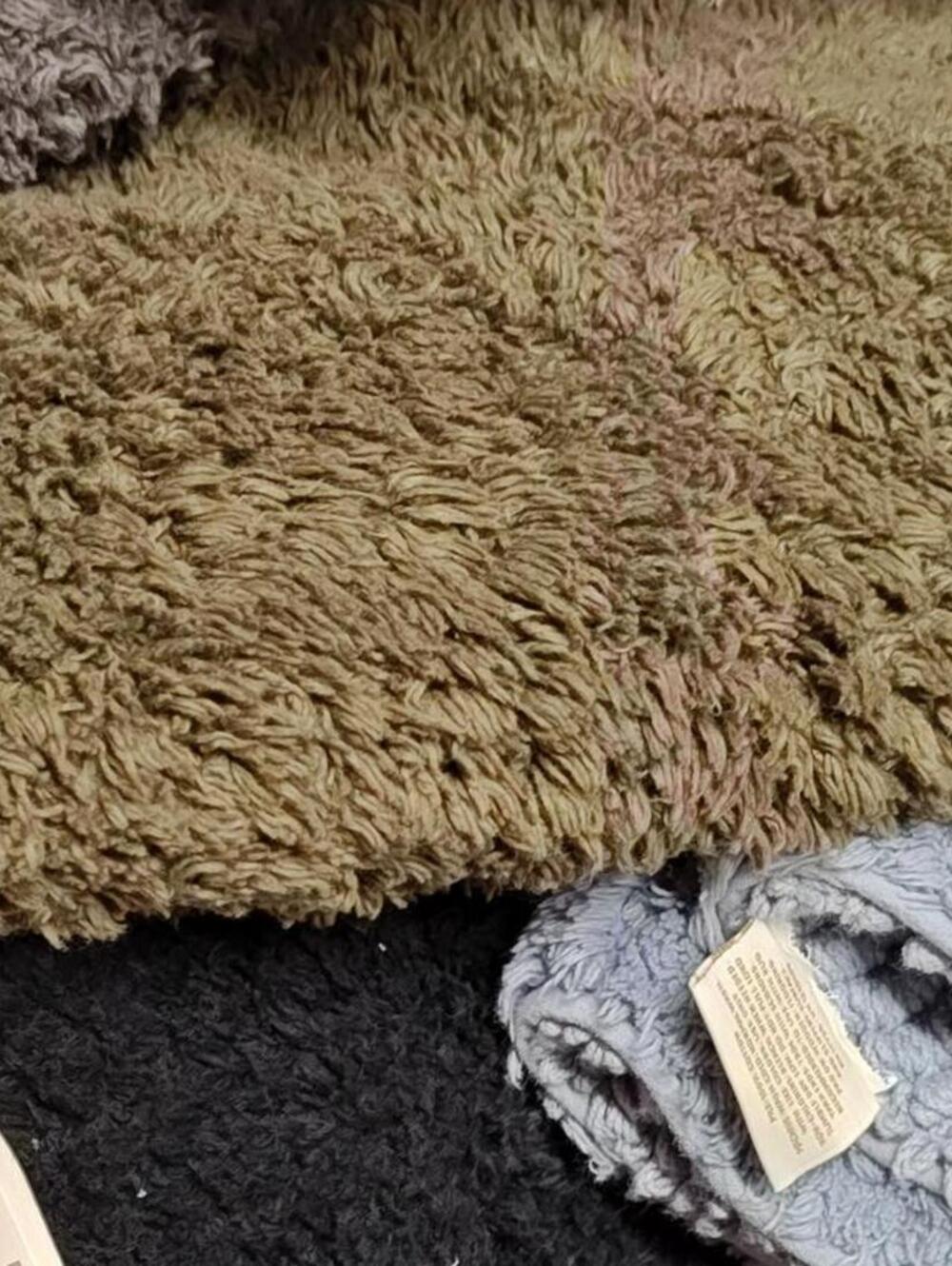 Performance Bath Rug  Olive Threshold 20”X34”,  100% Cotton reversible